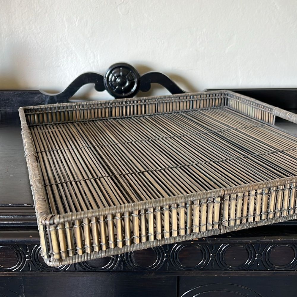 Pottery Barn Bamboo Tray - Picture 2 of 10